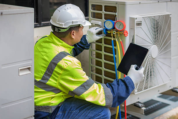 Professional Hvac technician working in Evans City, PA